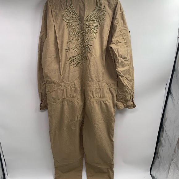 J0021 NWT Guess Men's Boyd Patch Poplin Jumpsuit L - Picture 4 of 8